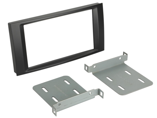 Monteringsram 2-DIN VW T5/Touareg, svart