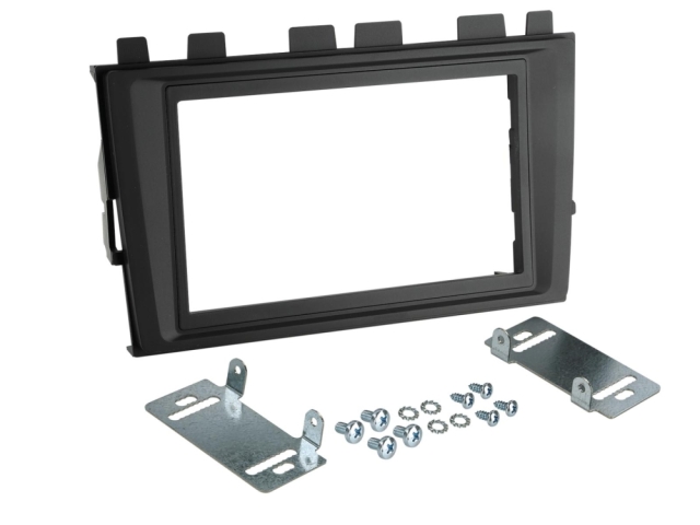 Monteringsram 2-DIN VW Polo/T6.1, svart