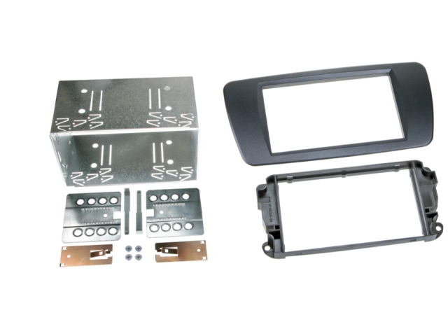 ACV Monteringsram 2-DIN Seat Ibiza, azabache svart