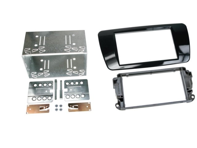Monteringsram 2-DIN Seat Ibiza, piano black