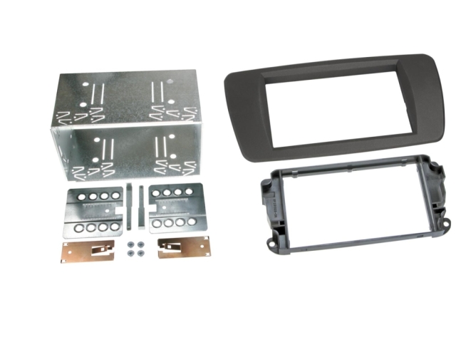 Monteringsram 2-DIN Seat Ibiza, tuam grey