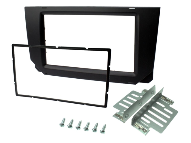 Monteringsram 2-DIN Seat Arona/Ibiza, svart
