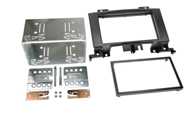 Monteringsram 2-DIN Mercedes/VW gummiyta