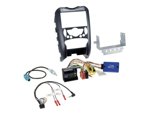 2-DIN Kit BMW Mini R55/R56/R57, Rattstyrning/antenna