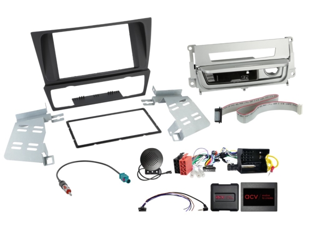 ACV Installationskit 2-DIN BMW 3-serie, silver