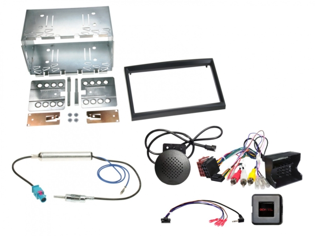 2-DIN Kit Citroen/Fiat/Peugeot RD4  - PDC (parkeringssensorer)