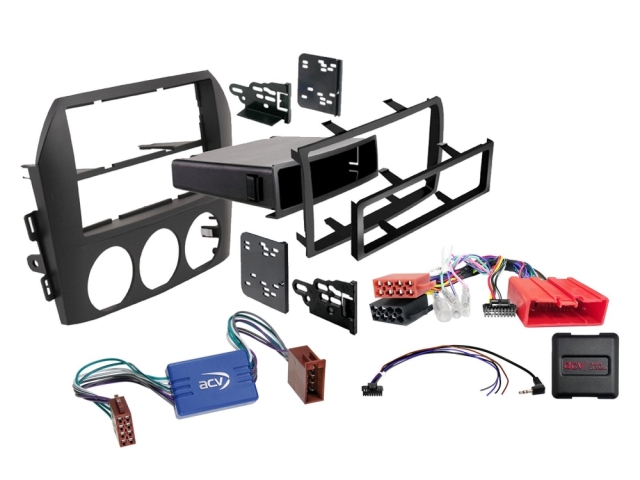 Monteringsram 2-DIN med prylfack Mazda Miata/MX-5 2005-2009