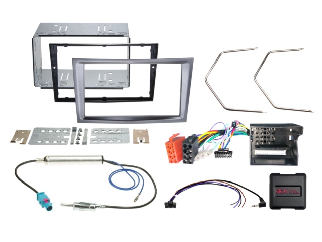 ACV Installationskit 2-DIN Opel charcoal metallic