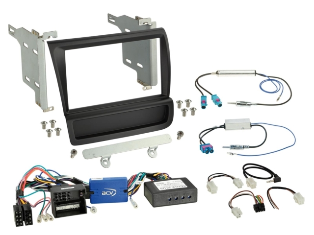 ACV Installationskit 2-DIN Audi R8 svart