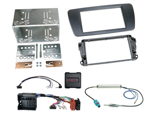 ACV Installationskit 2-DIN Seat Ibiza 2008-2015, azabache black