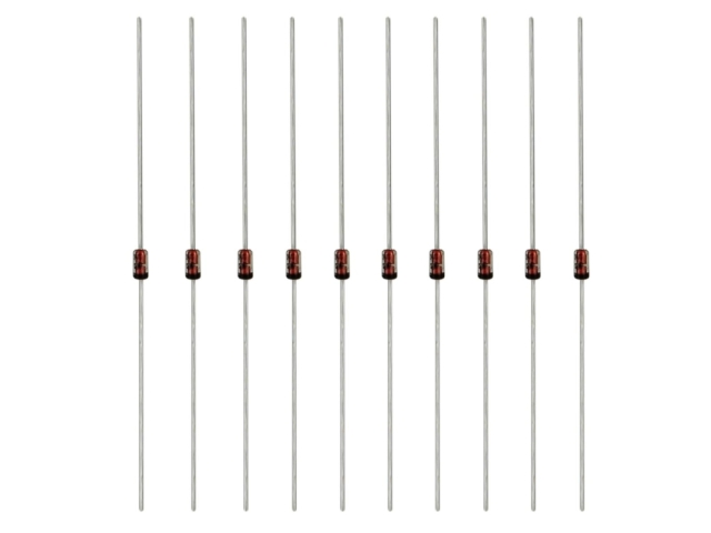 Blockeringsdiod/skyddsdiod BAT43 Schottky 30V 10-pack