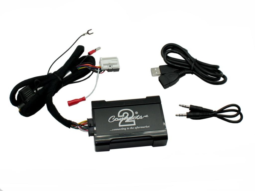 USB/AUX och SD-korts adapter till AUDI 2005-2015 med Quadlock
