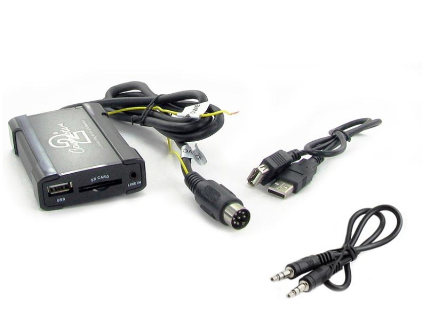 USB / AUX /SD-korts adapter Volvo med HU stereo