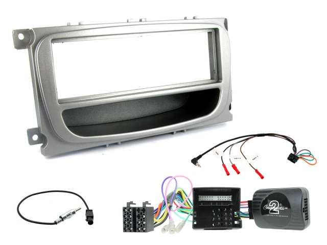Installationskit 1-DIN Ford Focus/Mondeo 2007 > Silver