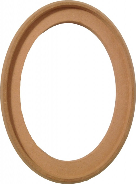 MDF-ring, oval 6x9 tum, Styck