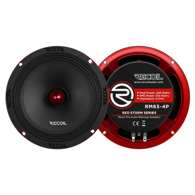 Recoil RM65-4P, 6.5-tums mellanregister, par