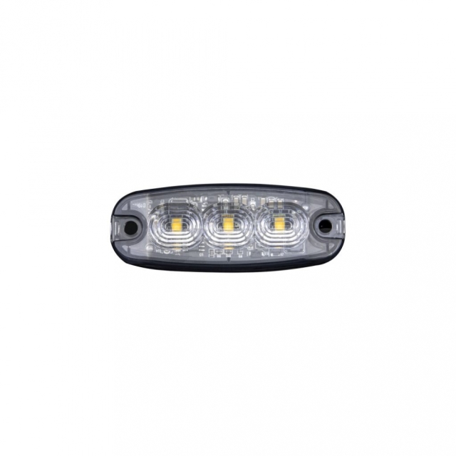 Strands Blixtljus 3 LED, klar lins