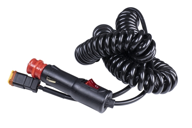 Strands Kabel med DT +++ Ciggplugg Kabel, 12 DC, ON