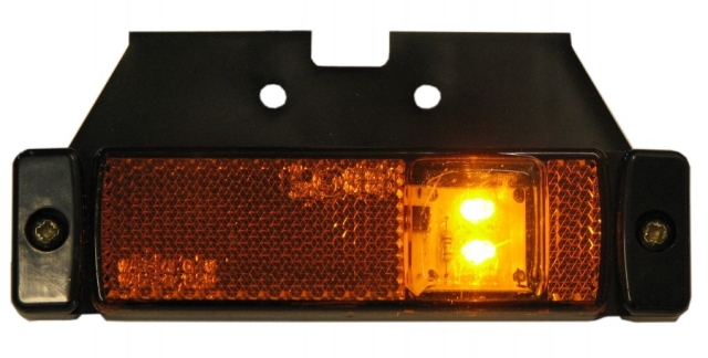 Strands Sidomarkering LED Orange12-24V,Med Fäste. E-Märkt.