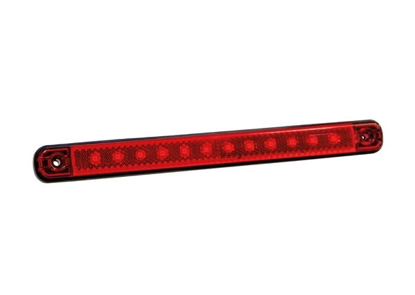 Strands Positionsljus Röd LED M Reflex,12-24V E-Märkt