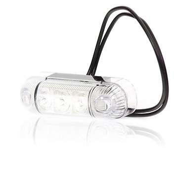 Strands Pos.Ljus 3 LED Vit,12-24V E-Märkt