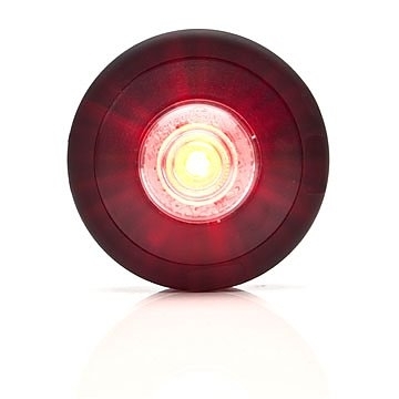 Strands Positionsljus Röd LED 12-24V,Passas IN I 21Mm Hål. E-Märkt.