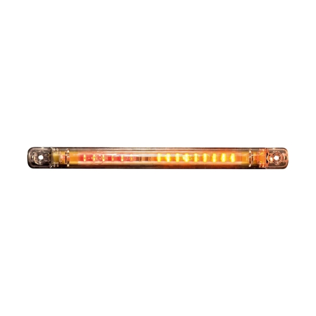 Strands Fiberoptisk Bak/Broms/Blinkers,237Mm Lång 12-24V Vitt Glas