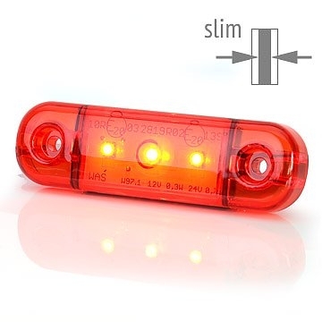 Strands Slim Bak Positionljus 3 LED, DT