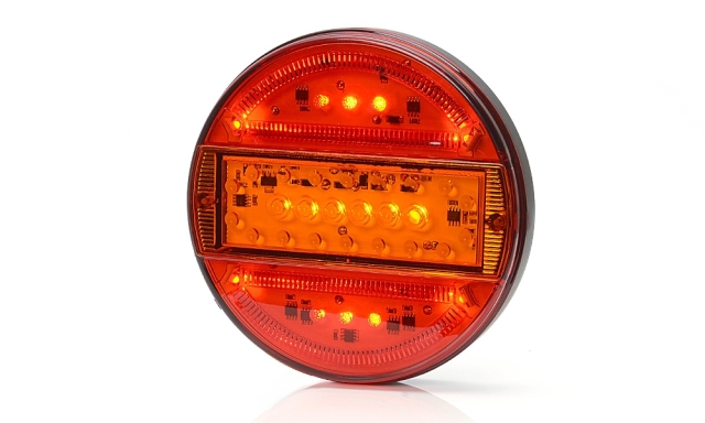 Strands Rund LED 3 Kammare 12-24V,142Mm Dia