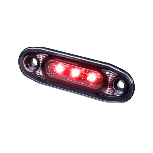 Strands Dark Knight Ultra Slim Positionsljus Röd LED