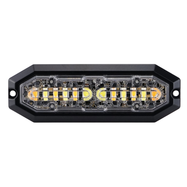 Strands Duo Riktat Blixtljus Orange/Blå 12 LED