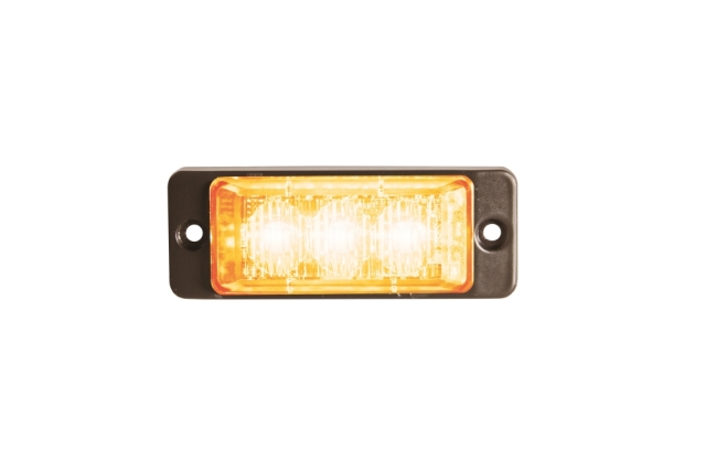 Strands Slim Riktat Blixtljus Orange 3 LED, Adr-Godkänd