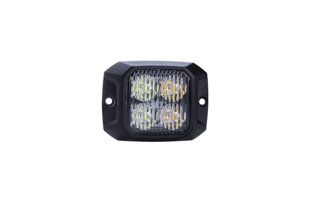 Strands Duo Riktat Blixtljus Orange/Vit 4 LED