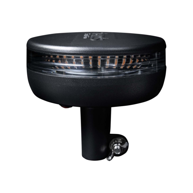 Strands Cruise Light Roterande Varningsljus LED Stångmontage/Klar Lins
