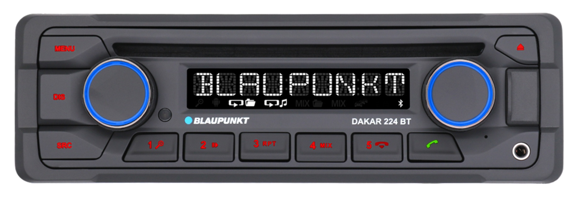 Blaupunkt Dakar 224, 24V stereo med Bluetooth och 2 par lågnivå med 4V