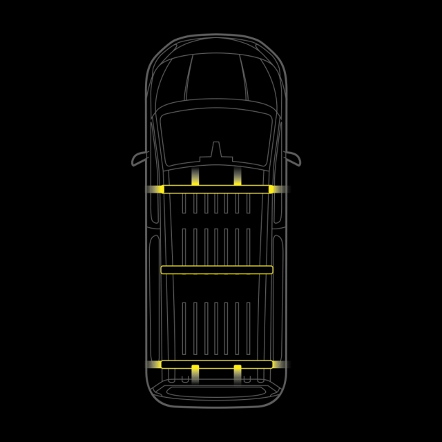 Strands Cruise Light C-Rack, Mercedes Vito 2014-