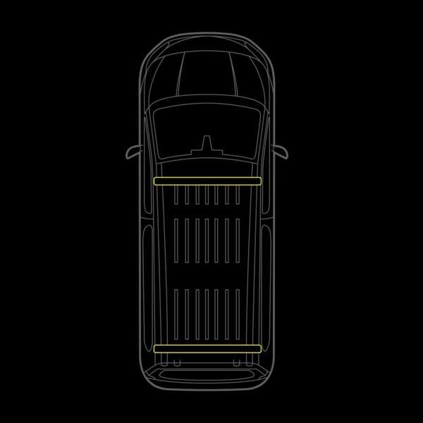 Strands Cruise Light C-Rack, för VW Transporter T7