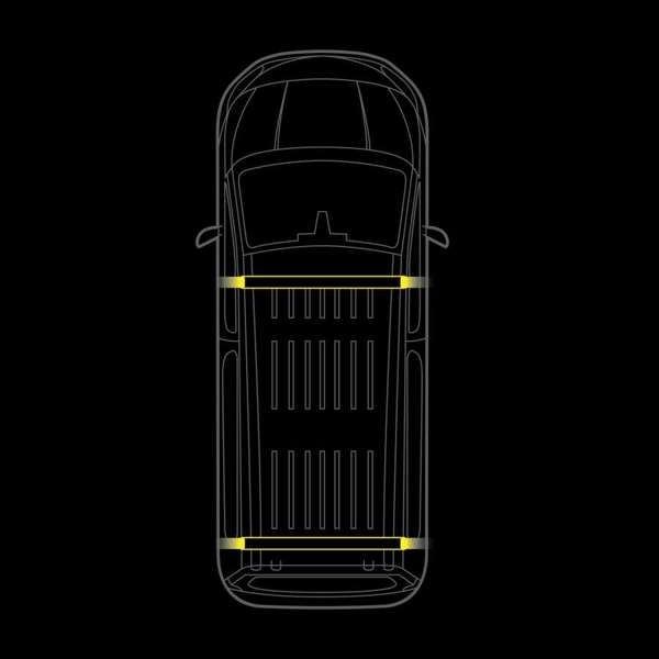 Strands Cruise Light C-Rack, för VW Transporter T7