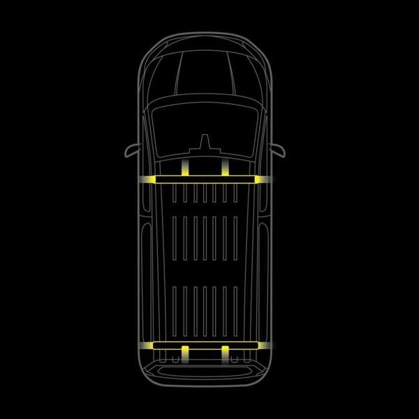 Strands Cruise Light C-Rack, för VW Transporter T7