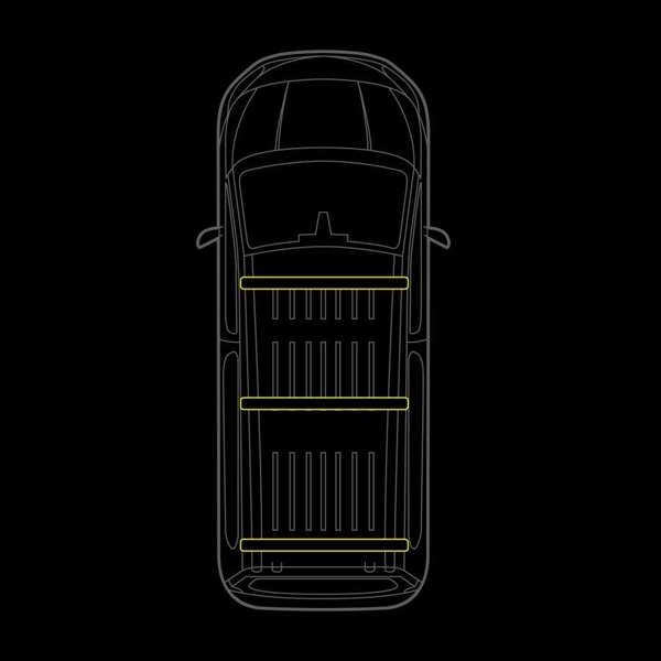 Strands Cruise Light C-Rack, för VW Transporter T7