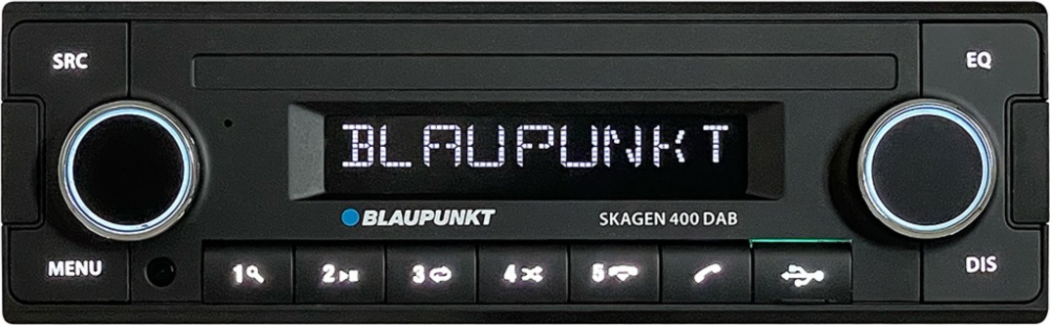 Blaupunkt Skagen 400 DAB, retro bilstereo med Bluetooth och DAB+