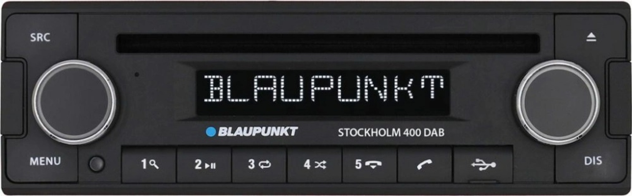 Blaupunkt Stockholm 400, retro bilstereo med Bluetooth och DAB+