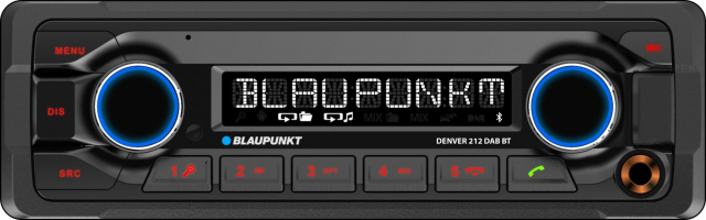 Blaupunkt DENVER 212 DAB BT, 12V Heavy Duty Serien