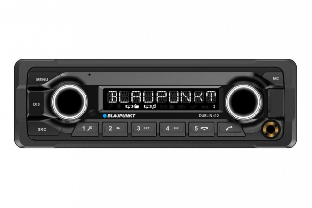 Blaupunkt Dublin 412, tålig stereo med Bluetooth och 3 par lågnivå