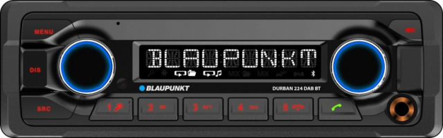 Blaupunkt Durban 224 DAB BT, 24V-bilstereo med DAB och BT