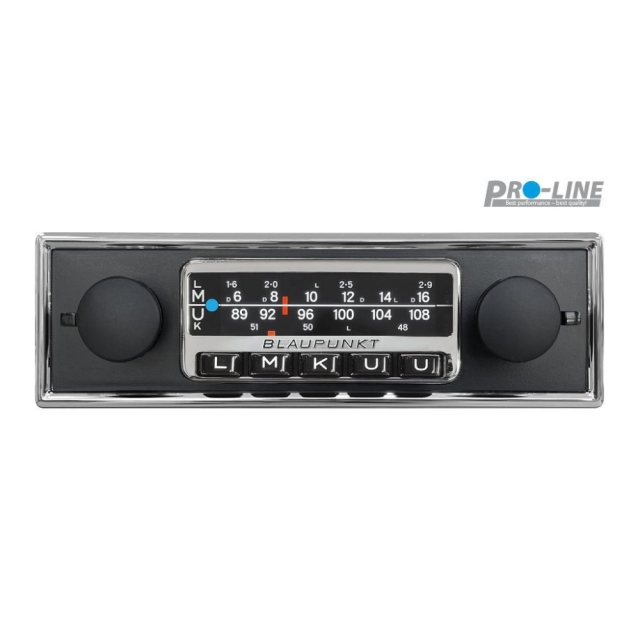 Blaupunkt Frankfurt Stereo, modern retrostereo med svart front