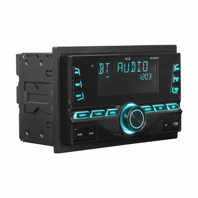 GAS MAD M230-BT dubbel-DIN med Bluetooth, DSP och 3 par lågnivå