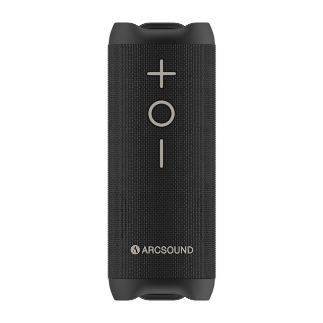 Arcsound EDGE kraftfull bärbar högtalare med Bluetooth, svart