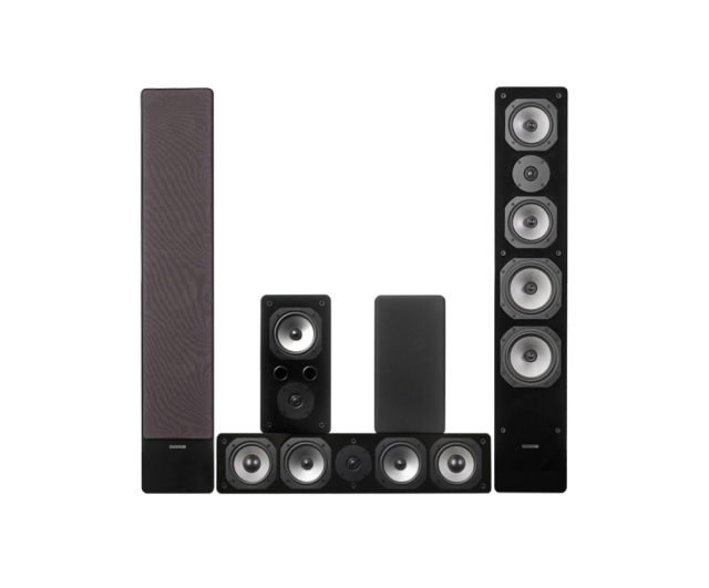 Dynavoice Challenger M-65 EX med center och surround, 5.0 högtalarpaket