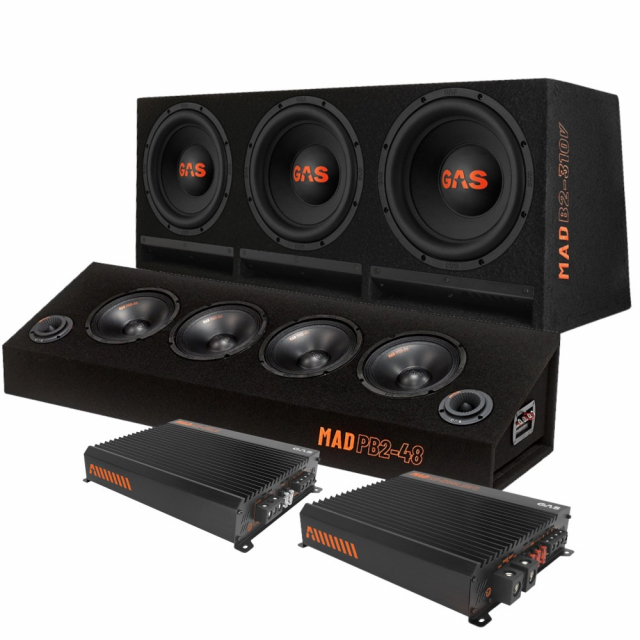 GAS MAD B2-310V med PB2-48, raggarpaket med slutsteg